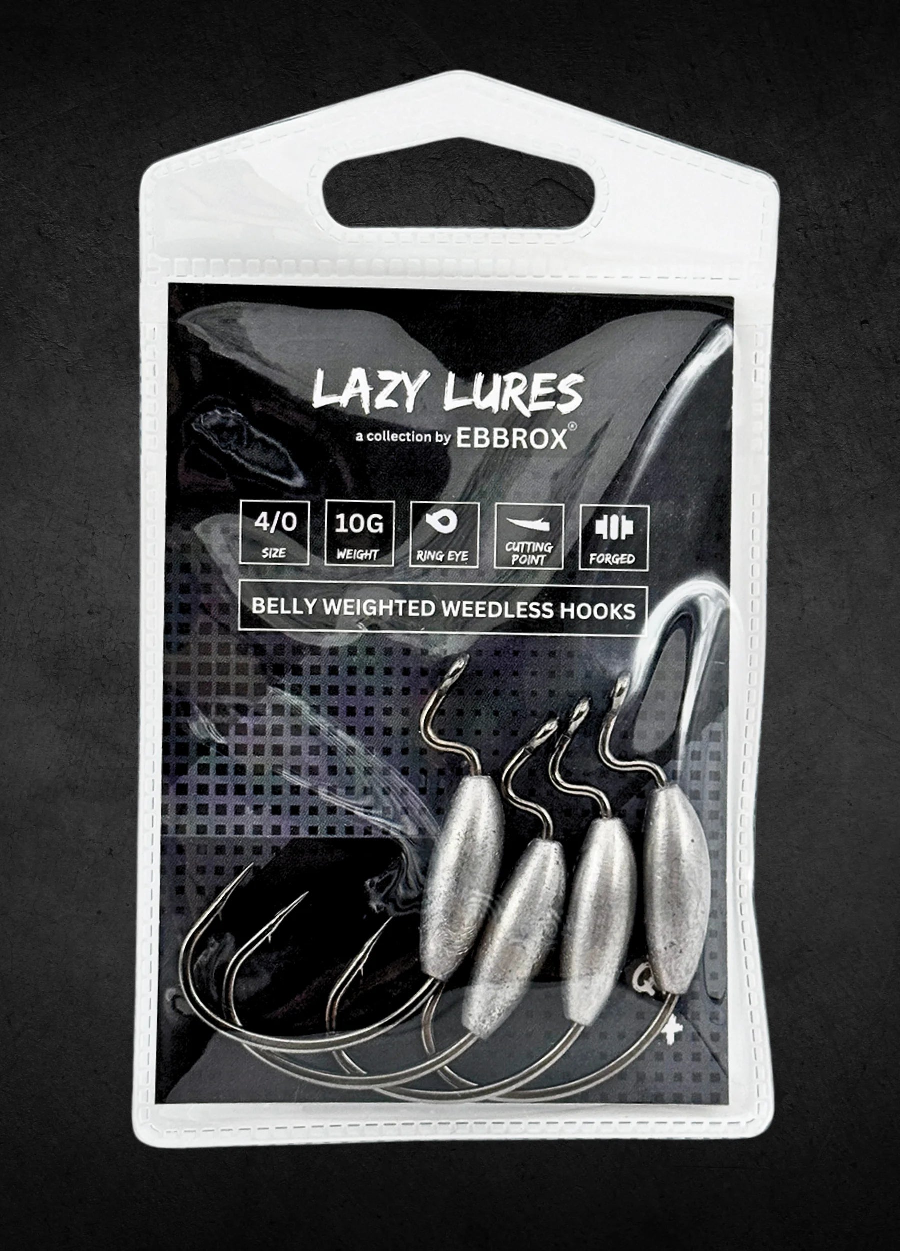 Hooks - Weedless Belly Weighted